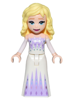 Elsa - White and Lavender Dress