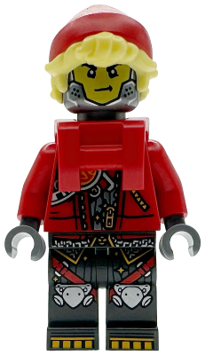 Cooper - Robot with Red Cap and Neck Bracket