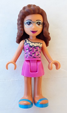 Friends Olivia (Nougat) - Dark Pink Skirt and Top