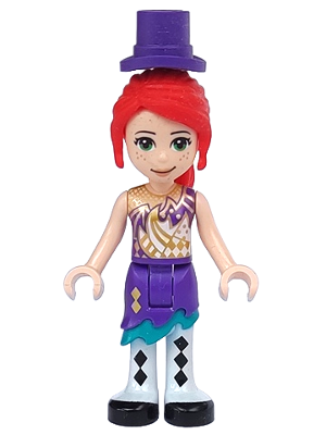 Friends Mia - Dark Purple Skirt and Top Hat