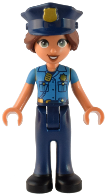 Friends Isabella (Nougat) - Dark Azure Uniform, Dark Blue Trousers, Dark Blue Police Hat