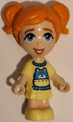 Friends Ella - Micro Doll, Bright Light Yellow Dress with Cat
