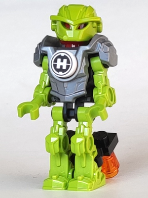 Hero Factory Mini - Breez - Flat Silver Armor with Rocket Jets