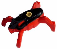 Hero Factory Jumper - Black Top and Red Base