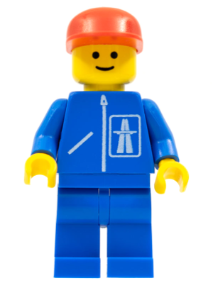 Highway Pattern - Blue Legs, Red Cap