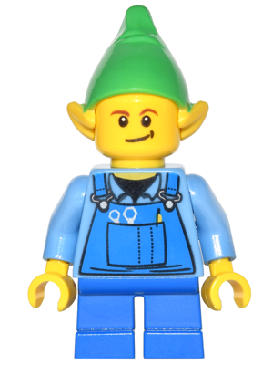 Elf - Blue Overalls, Black Dimple
