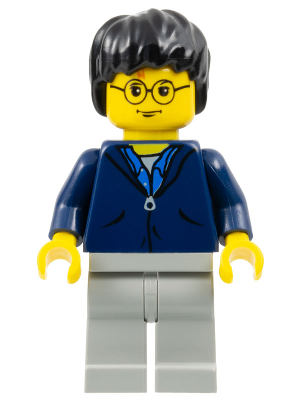 Harry Potter - Dark Blue Jacket Torso, Light Gray Legs
