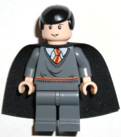 Neville Longbottom - Gryffindor Stripe Torso, Black Cape