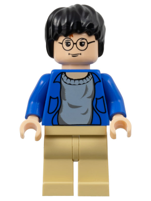 Harry Potter - Blue Open Shirt Torso, Tan Legs, Light Nougat Hands & Head