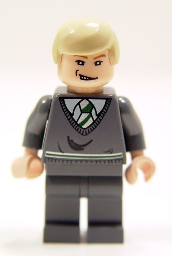Draco Malfoy - Dark Bluish Gray Sweater, Smirk