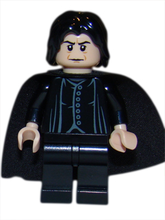 Professor Severus Snape - Light Nougat Head, Brown Facial Lines
