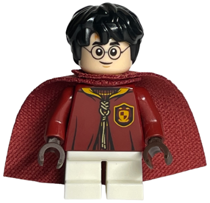 Harry Potter - Dark Red Quidditch Uniform with Cape, White Short Legs