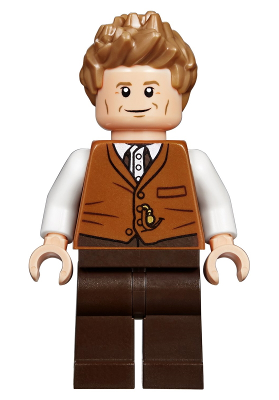 Newt Scamander - Dark Orange Vest
