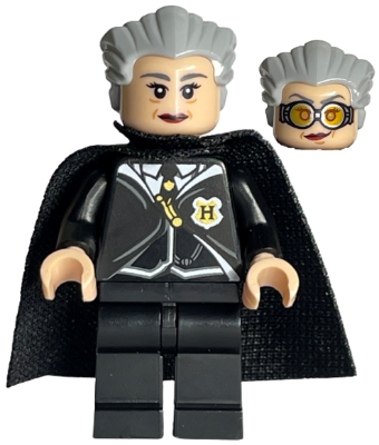 Madam Rolanda Hooch - Black Outfit, Light Nougat Head, Spongy Cape