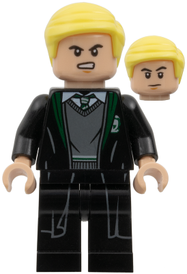 Draco Malfoy - Slytherin Sweater and Black Robe
