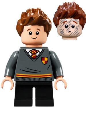 Seamus Finnigan - Gryffindor Sweater with Crest, Black Short Legs