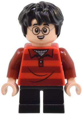 Harry Potter - Red Striped Sweater, Black Short Legs