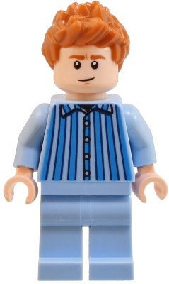 Percy Weasley - Bright Light Blue Striped Pajamas