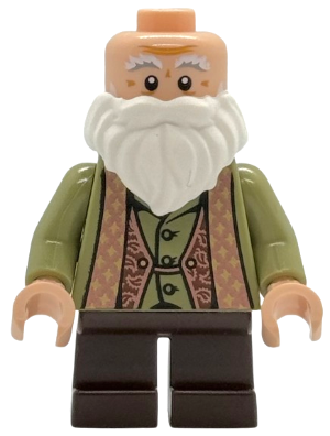 Professor Filius Flitwick - Olive Green Suit, Dark Brown Short Legs