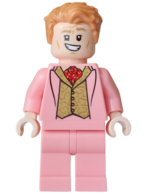 Gilderoy Lockhart - Warm Pink Suit, Gold Vest