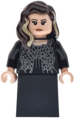 Narcissa Malfoy - Dress with Dark Silver Highlights, Black Skirt, Smile