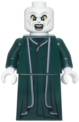 Minifigurka LEGO® hp649 Lord Voldemort - Dark Green Robe, Skirt