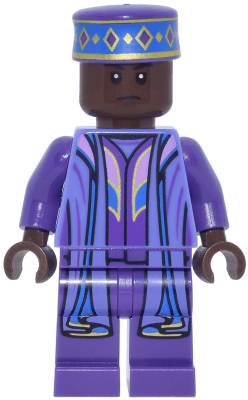 Minifigurka LEGO® hp650 Kingsley Shacklebolt - Umber, Blue Violet and Dark Purple Robe