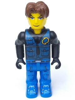 Jack Stone - Black Jacket, Blue Legs, Blue Vest (4154689)