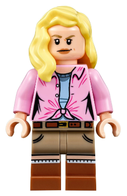 Dr. Ellie Sattler - Bright Pink Shirt, Hair over Shoulder