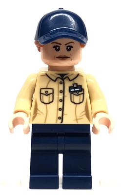 Park Worker - Female, Tan Shirt, Dark Blue Legs and Cap