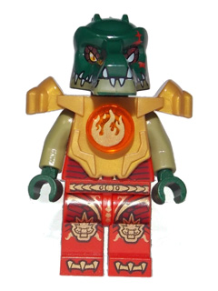 Cragger - Fire Chi, Heavy Armor, Red Torso