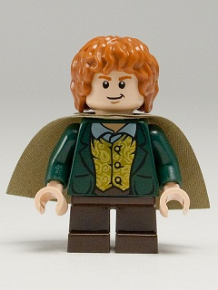 Meriadoc Brandybuck (Merry) - Dark Green Jacket, Dark Orange Hair