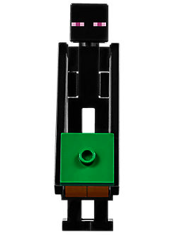 Enderman - Reddish Brown Block with Green Top