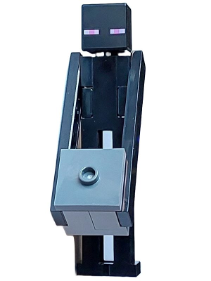 Enderman - Light Bluish Gray Block with Dark Bluish Gray Top