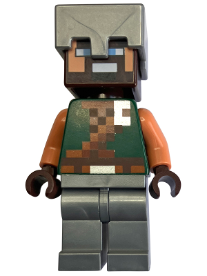 Hero - Dark Green Torso, Flat Silver Legs and Helmet