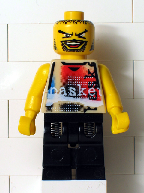 Basketball Street Player, Tan Torso and black Legs