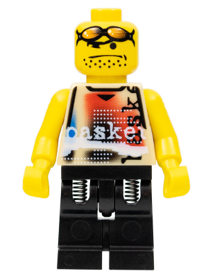 Basketball Street Player, Tan Torso and black Legs #2