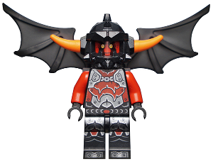 Ash Attacker - Orange Horns, Wings