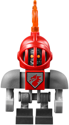 Macy Bot - Dark Bluish Gray Shoulders, Red Helmet