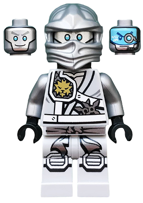 Zane - Titanium Ninja Light Bluish Gray, Scabbard