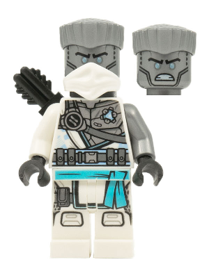 Zane - The Island, Mask and Hair, Quiver
