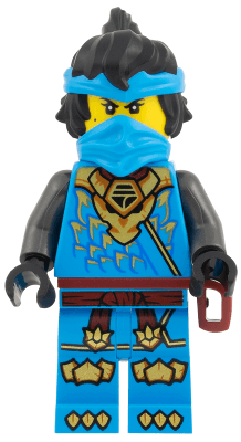 Nya - Dragons Rising, Tunic with Dragon Head, Hair, Belt Scabbard