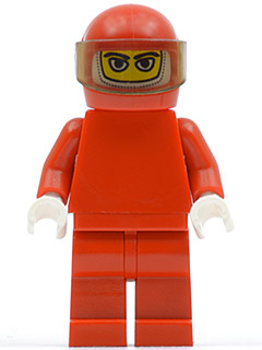 F1 Ferrari Driver with Helmet and Balaclava - without Torso Stickers
