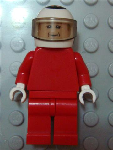 F1 Ferrari - K. Raikkonen with Helmet White Printed - without Torso Stickers