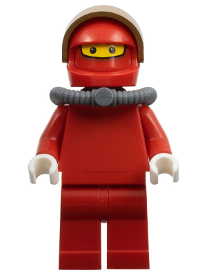 F1 Ferrari Pit Crew Member with Scuba Tank - without Torso Stickers