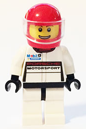 Porsche 911 GT Driver - Red Helmet