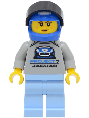 Minifigurka LEGO® sc151 Jaguar F-TYPE Project 7 Driver