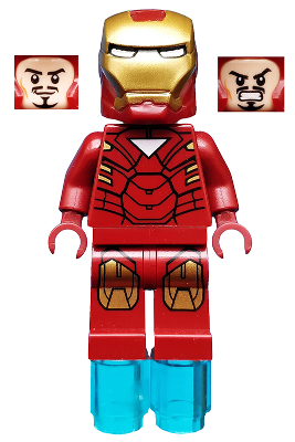 Iron Man - Mark 6 Armor, Small Helmet Visor, Foot Repulsors