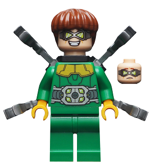 Dr. Octopus (Otto Octavius) / Doc Ock - Green Outfit, Short Mechanical Arms