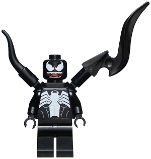 Venom - Teeth Parted, 2 Back Appendages Asymmetrical